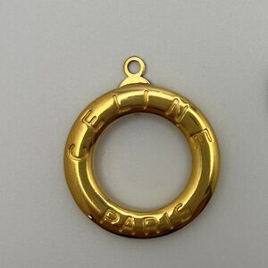Pre-loved Vintage Celine Gold Tone pendant